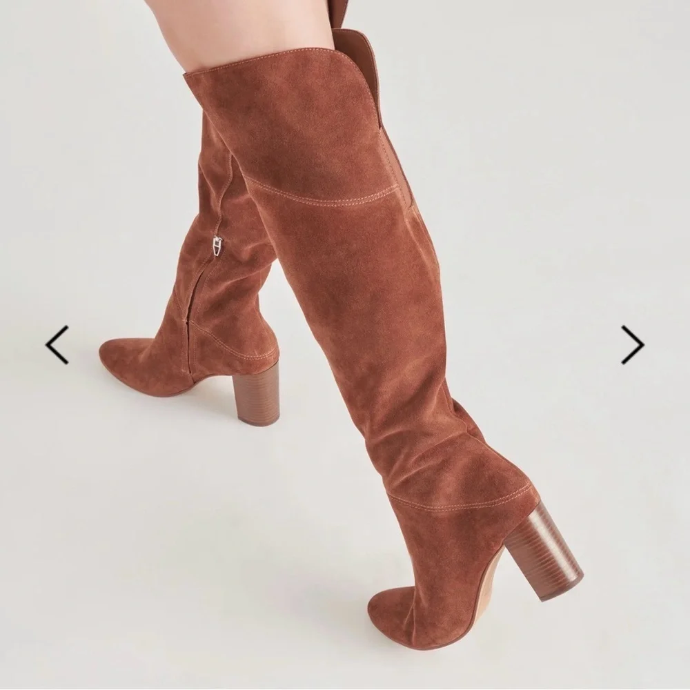 Sury Dolce Vita Wide-Calf Black Knee-High Boots